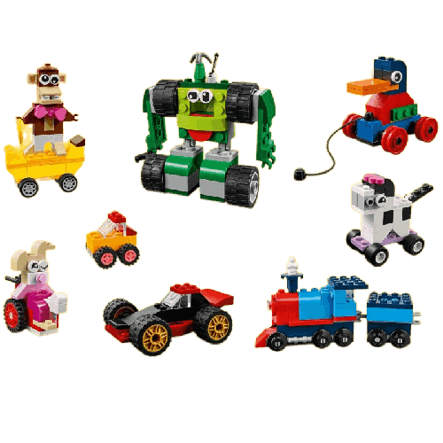 Конструктор Lego Classic Кубики и колеса